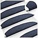 Tappetini per scale autoadesivi 15 pcs Blu 80 x 24,5 x 3,5 cm - Foto miniatura 2