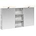 Set di Armadi da Bagno con lo scaffale 3 pcs 140 x 14,5 x 70 cm - Foto miniatura 1