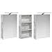 Set di Armadi da Bagno con lo scaffale 3 pcs 140 x 14,5 x 70 cm - Foto miniatura 5