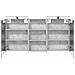 Set di Armadi da Bagno con lo scaffale 3 pcs 140 x 14,5 x 70 cm - Foto miniatura 7