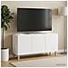 Mobile TV Bianco 99 x 34,5 x 50 cm Legno ingegnerizzato - Foto miniatura 4