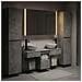 Set di mobili per il bagno 6 pcs Grigio Cemento - Foto miniatura 4