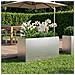 Vaso da giardino Argento 100 x 30 x 50 cm Acciaio zincato - Foto miniatura 2