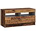 Mobile TV LED Legno antico Legno ingegnerizzato - Foto miniatura 1
