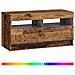 Mobile TV LED Legno antico Legno ingegnerizzato - Foto miniatura 3