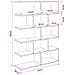 Scaffale da parete Legno antico 70 x 20 x 100 cm - Foto miniatura 8