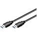 ICOC U3-AA-030-BL - Cavo USB 3.0 A maschio / A maschio 3,0 m Nero - Foto miniatura 1