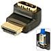 Adattatore HDMI M / F a 90 gradi "SÃ™" - Foto miniatura 2