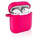 Aircase Custodia in Silicone per Auricolari AirPods Colore Fucsia - Foto miniatura 2