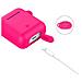 Aircase Custodia in Silicone per Auricolari AirPods Colore Fucsia - Foto miniatura 3