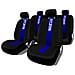 Set Completo Spc1011 Coprisedili Blu Per Auto Universali Anteriori E Posteriori - Foto miniatura 2