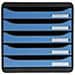 Casset. 5 Cassetti Clean Safe Blu - Foto miniatura 1