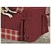 Copridivano Con Laccetti Disegno Scozia Colore Bordeaux Modello O.B. 2 Posti Bordeaux - Foto miniatura 2