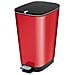 Pattumiera A Pedale Chic Bin Style - L - 50 L - Rosso - Foto miniatura 1
