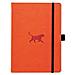 Simboli D5008o Medio A5 Inoltre Wildlife Foderato Hardcover Notebook - Arancione Tiger - Foto miniatura 1