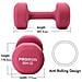 Prkned08k Set Di Pesi Con Manubri, 2 Pezzi, 8 Kg, Vino Rosso, Neoprene - Foto miniatura 12