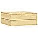 Set Divani da Giardino 2 pz con Cuscini Legno Pino Impregnato - Foto miniatura 6