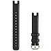 Wechselarmband Lily 14mm Ital. Leder Schwarz / elfenbein (010-13068-a1)  - Foto miniatura 1