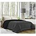 Trapunta Invernale, Calda E Morbida Da 350 Gr / mq - Grigio Scuro / nero - Matrimoniale - Foto miniatura 1