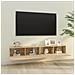 Mobili Tv Da Parete 2 Pz Rovere Sonoma 100x30x30 Cm In Legno - Foto miniatura 4