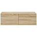 Mobili Tv Da Parete 2 Pz Rovere Sonoma 100x30x30 Cm In Legno - Foto miniatura 6