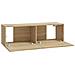 Mobili Tv Da Parete 2 Pz Rovere Sonoma 100x30x30 Cm In Legno - Foto miniatura 8