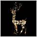 Decorazione Natalizia Acrilico Renna 140 LED 120 cm Multicolore - Foto miniatura 5