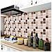 Adesivi Impermeabili Per Piastrelle Pavimento Rivestimento Mosaico 3d 30 Pezzi 10x10 Cm White - Foto miniatura 2