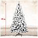 Albero Di Natale Innevato Des Alpes 150cm 198 Rami Super Folto Effetto Neve - Foto miniatura 6