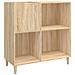 Mobile Porta Dischi Rovere Sonoma 84,5x38x89 Legno Multistrato - Foto miniatura 1