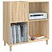 Mobile Porta Dischi Rovere Sonoma 84,5x38x89 Legno Multistrato - Foto miniatura 6