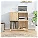 Mobile Porta Dischi Rovere Sonoma 84,5x38x89 Legno Multistrato - Foto miniatura 8