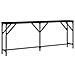 Tavolino Consolle Nero 200x29x75 Cm In Legno Multistrato - Foto miniatura 2