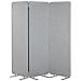 Paravento 3 Pannelli Grigio Chiaro 184 X 184 Cm Standi - Foto miniatura 5