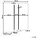 Paravento 3 Pannelli Grigio Chiaro 184 X 184 Cm Standi - Foto miniatura 7