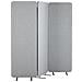 Paravento 3 Pannelli Grigio Chiaro 184 X 184 Cm Standi - Foto miniatura 8