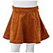 Gonna Da Bambina Con Tasche A Coste Cognac 104 - Foto miniatura 8