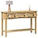 Tavolino Consolle Corona 114x34,5x73 Cm Legno Massello Di Pino - Foto miniatura 1