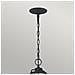 Lampadario Classico Nori Acciaio Zinco Scuro Anticato Legno Grigio 4 Luci E14 - Foto miniatura 3