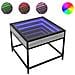 Tavolino Da Salotto Con Led Infinity Grigio Sonoma 50x50x41 Cm - Foto miniatura 2