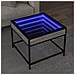 Tavolino Da Salotto Con Led Infinity Grigio Sonoma 50x50x41 Cm - Foto miniatura 1
