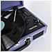 Giradischi In Vinile Vintage Vc400 Prixton - Lettore E Convertitore Di Vinile Tramite Bluetooth E Usb - 2 Altoparlanti Incorporati - Colore Lilla - Foto miniatura 4