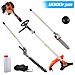 Decespugliatore 5in1 a Scoppio Tagliasiepi Rasaerba Motosega Potatore Telescopic - Foto miniatura 1