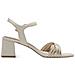 Muri Sandals Sandali Sintetico E Tessile Scarpe Donna Beige Eu 37, 2-28381-42 402 - Foto miniatura 3