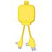 Powerbank Con Cavo Multiconnettore 3000mah, Giallo - Foto miniatura 1