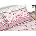 Completo Lenzuola Matrimoniale 100% Cotone Made Italy Disegno Emma Cn Matrimoniale Rosa - Foto miniatura 3