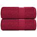 Asciugamani Per Sapone 2 Pz Bordò 30x30 Cm 360 G/m 100% Cotone - Foto miniatura 1