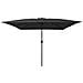 Parasol da Giardino Quadrato 295x245 cm Antracite - Foto miniatura 1