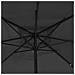 Parasol da Giardino Quadrato 295x245 cm Antracite - Foto miniatura 4