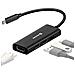 Hub Usb Per Usb-c Hdmi 4k, 100w Di Ricarica E Usb, Nero - Foto miniatura 1